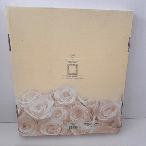 Lenox Silver Tone Picture Photo Frame 8x10 Wedding Anniversary Family - Picture 6 of 6